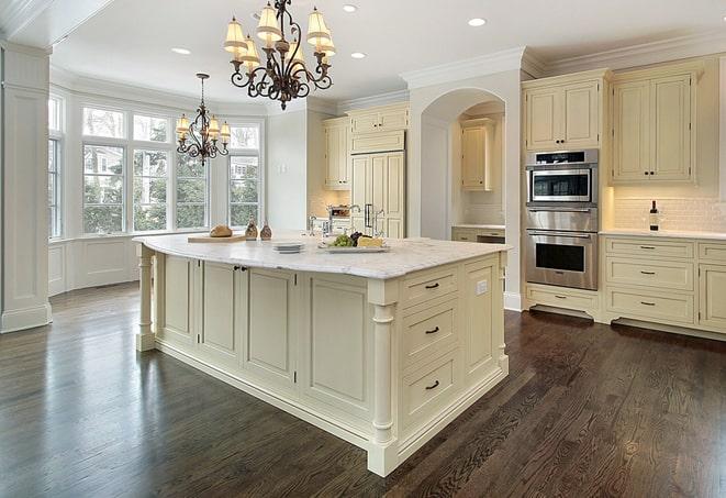 home improvement project featuring laminate floor installation in Falcon Heights