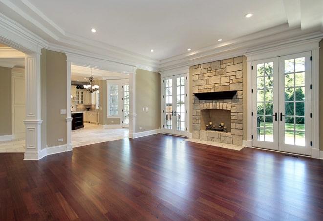 exquisite handcrafted wood flooring in a luxury apartment